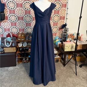 Sophisticated Navy Blue Maxi Dress